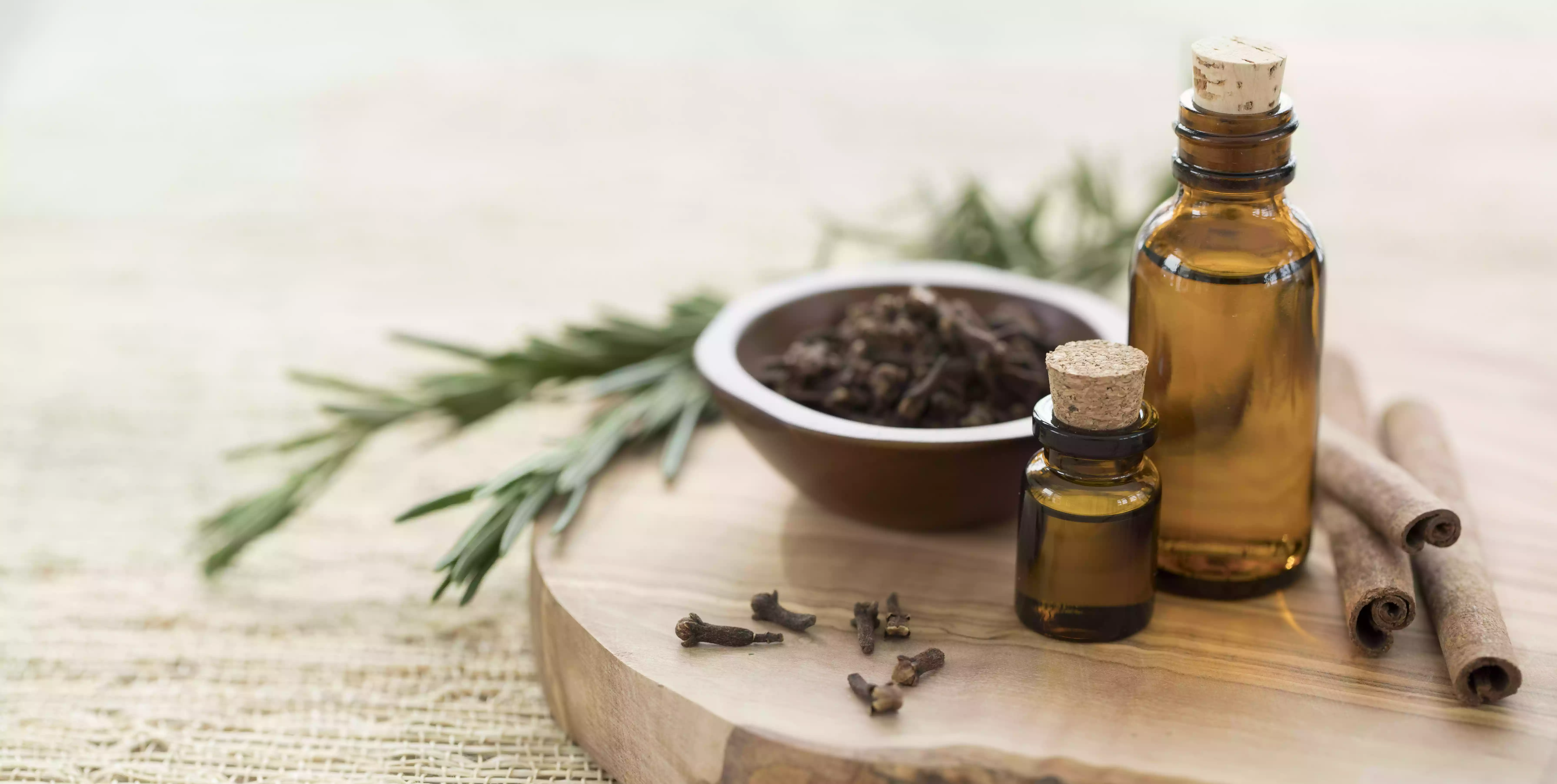 Essential Oils with Rosemary, Cloves & Cinnamon.