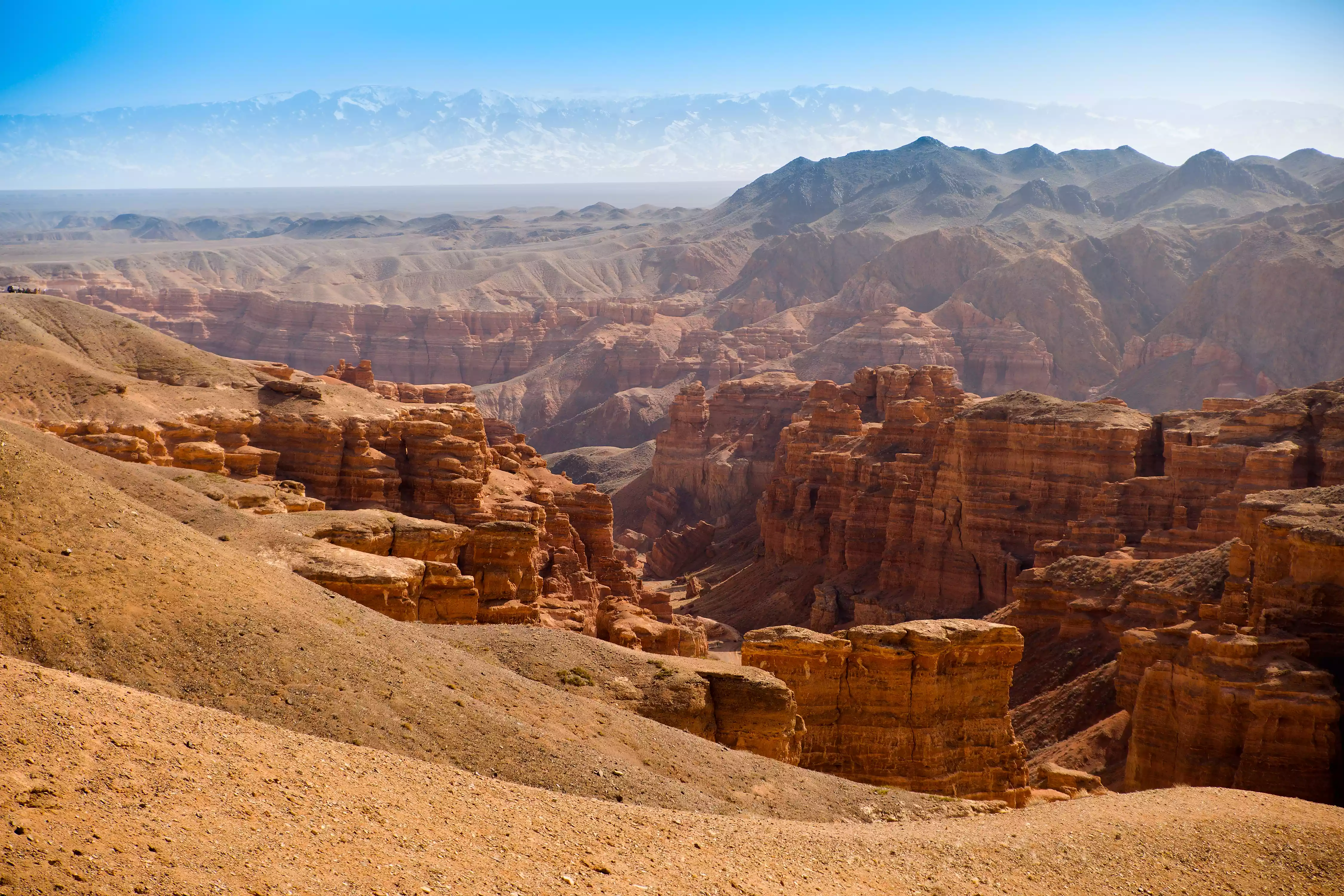 The stunning red vistas of Charyn Canyon in Kazakhstan