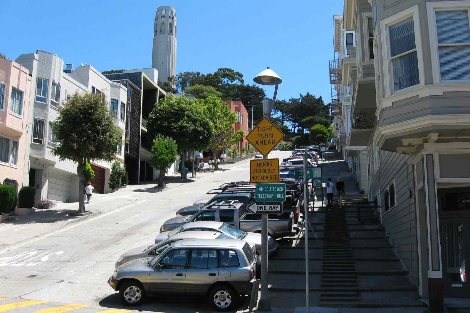 Calle Filbert en San Francisco, California