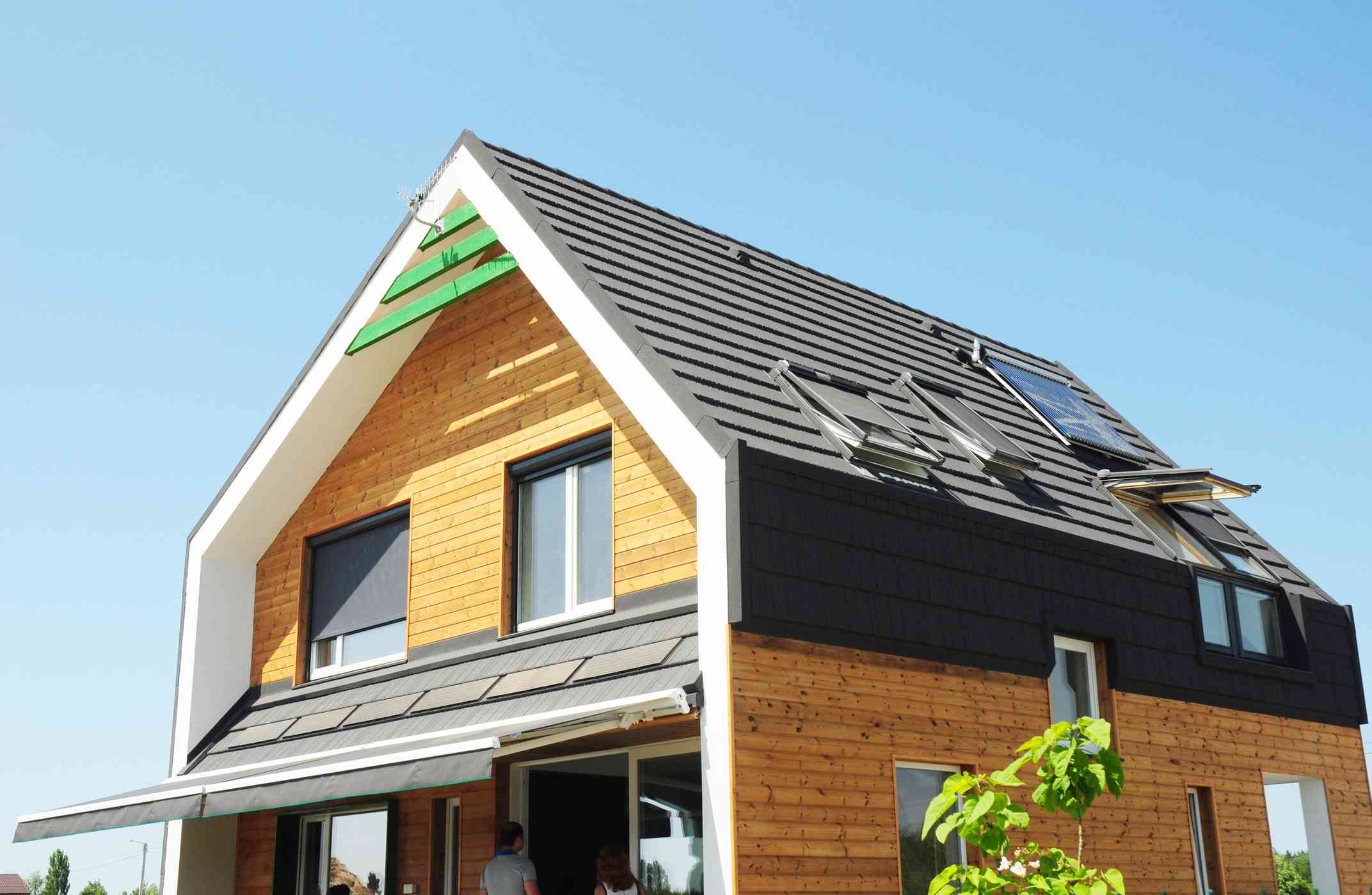 Una casa con calefacción solar pasiva en Ucrania