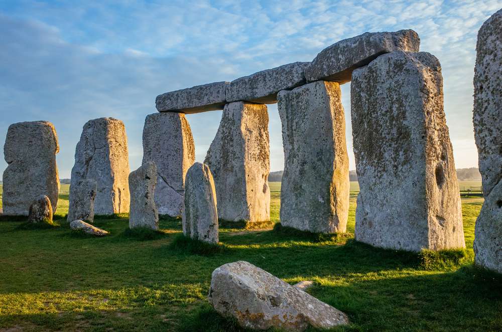 stonehenge círculos de piedras interiores y exteriores