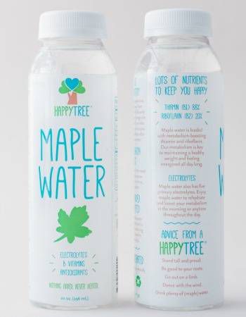 Botellas de agua de arce Happy Tree