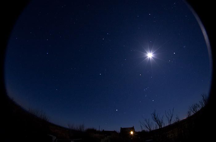 El cielo nocturno de Coll, Escocia