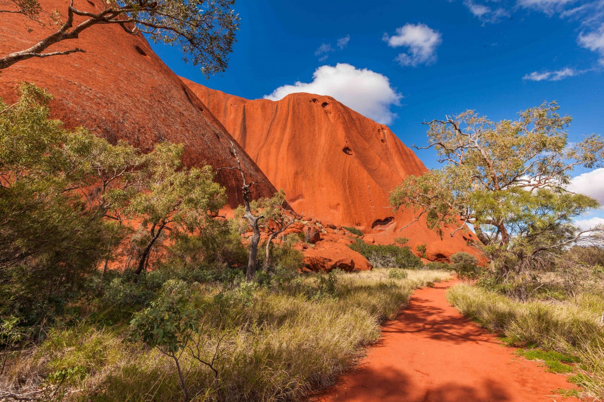 Uluru es un destino turístico muy popular, ya que muchos acceden a la zona para celebrar el paisaje y la cultura que rodea a la roca