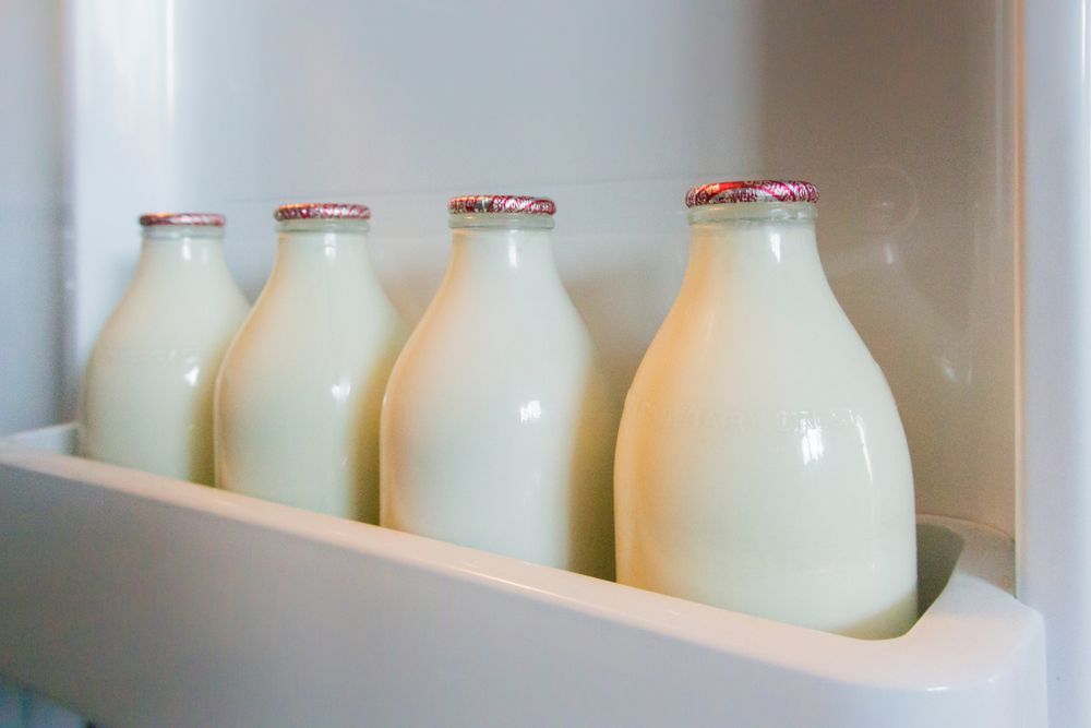 botellas de leche rellenables