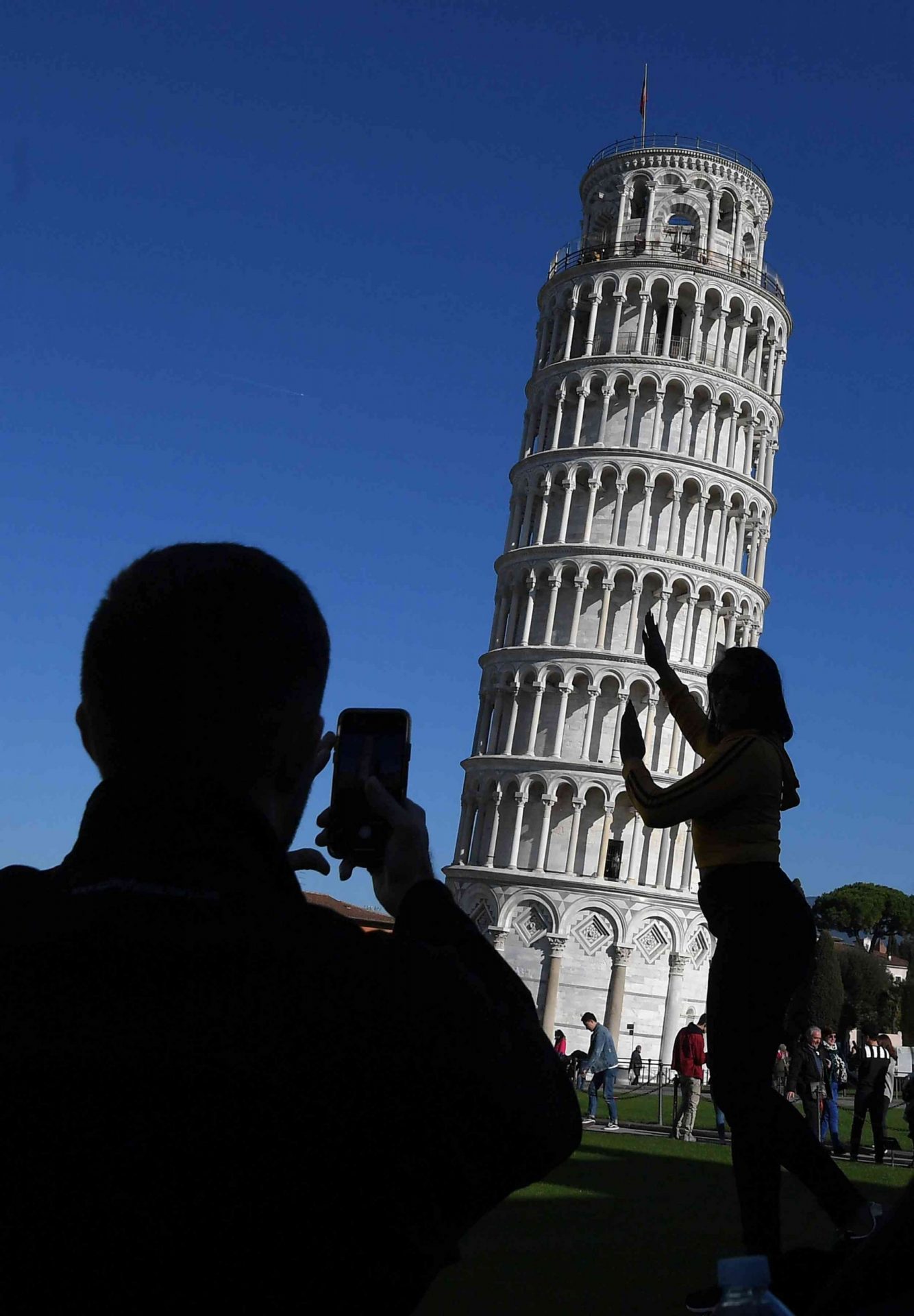 Apuntalando la Torre de Pisa