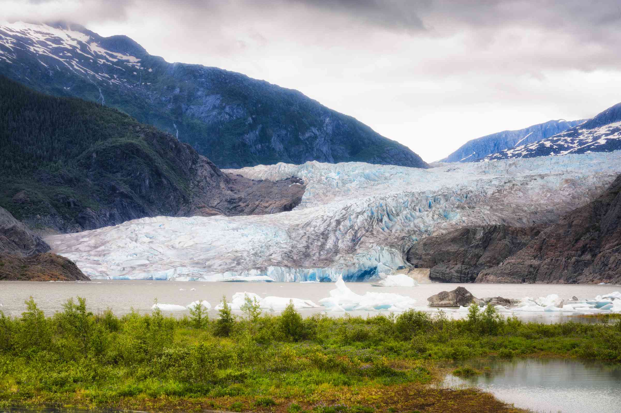 Glaciar Mendenhall, Bosque Nacional Tongass, Alaska