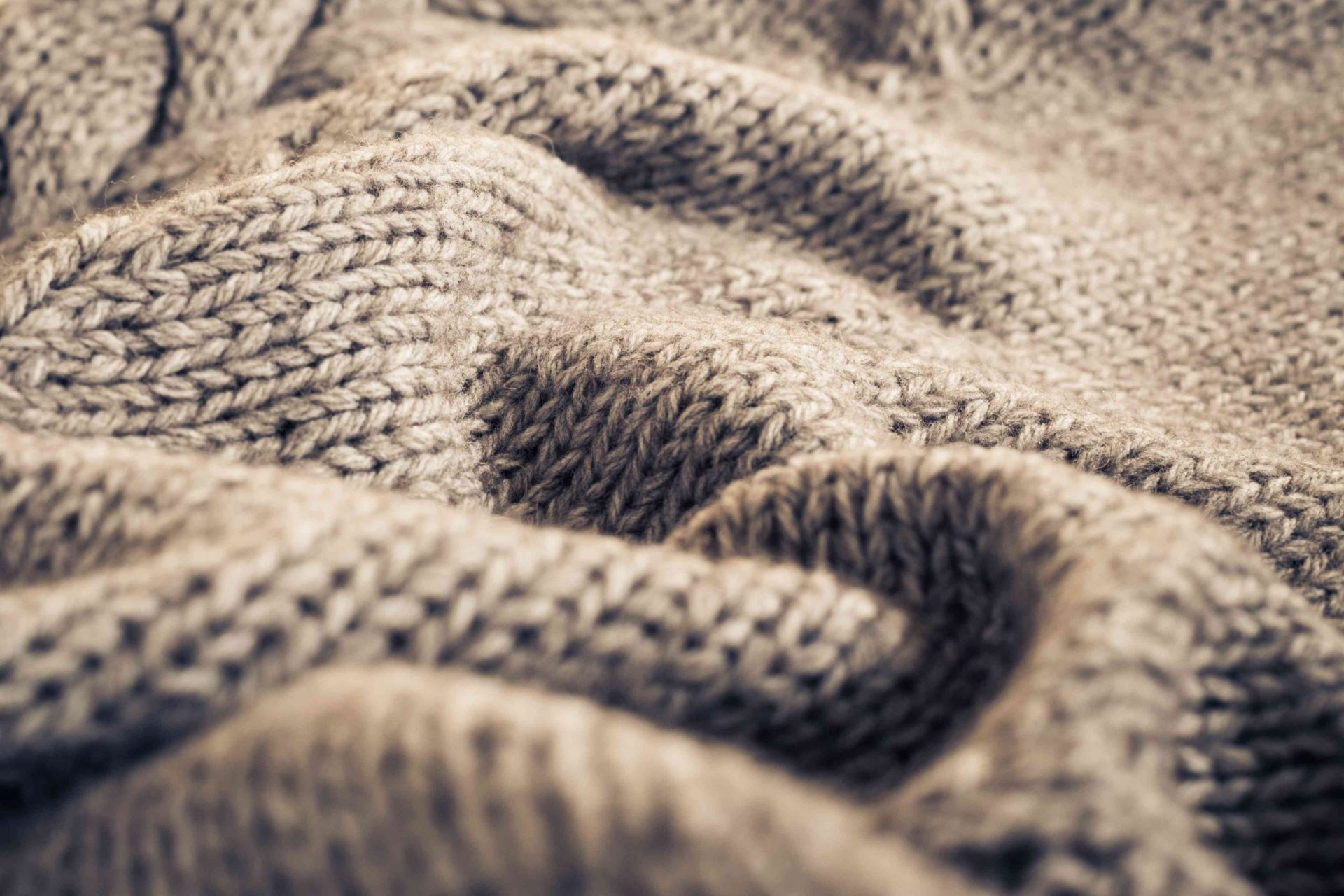 primer plano de un tejido de lana