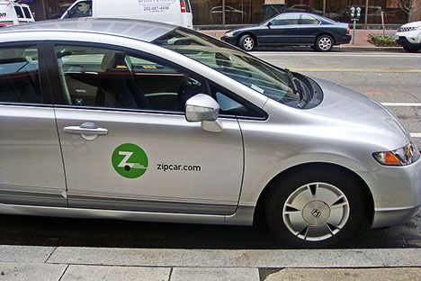 zipcar car sharing honda photo