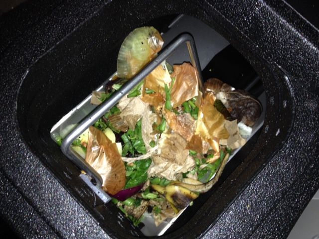 Foto de los residuos de comida del Molino de la Naturaleza