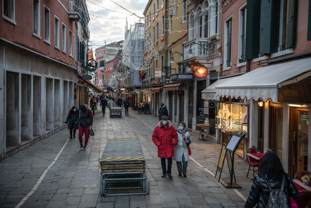 Venecia se prepara para una Navidad casi vacía de turistas